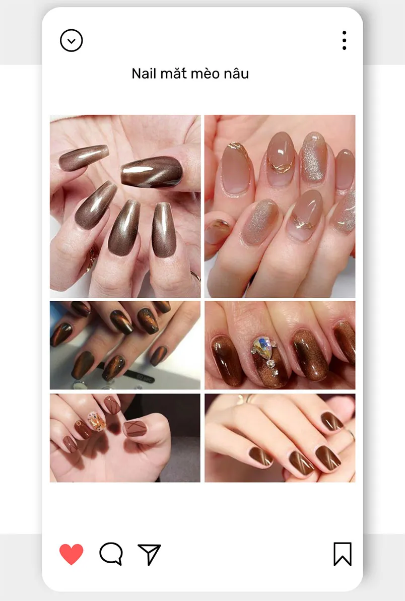 99+ mẫu nail mắt mèo đẹp, sang chảnh cho nàng