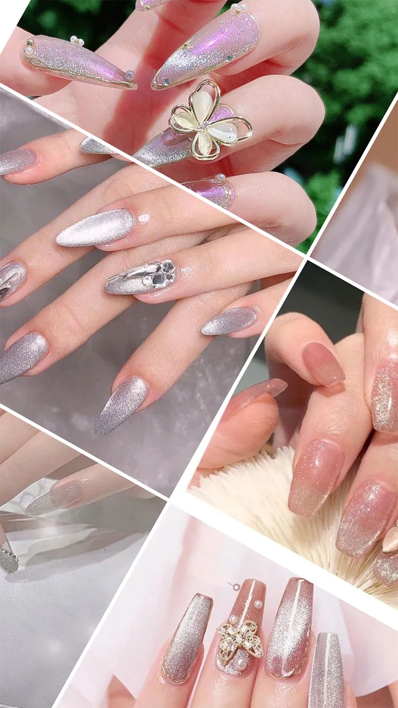99+ mẫu nail mắt mèo đẹp, sang chảnh cho nàng