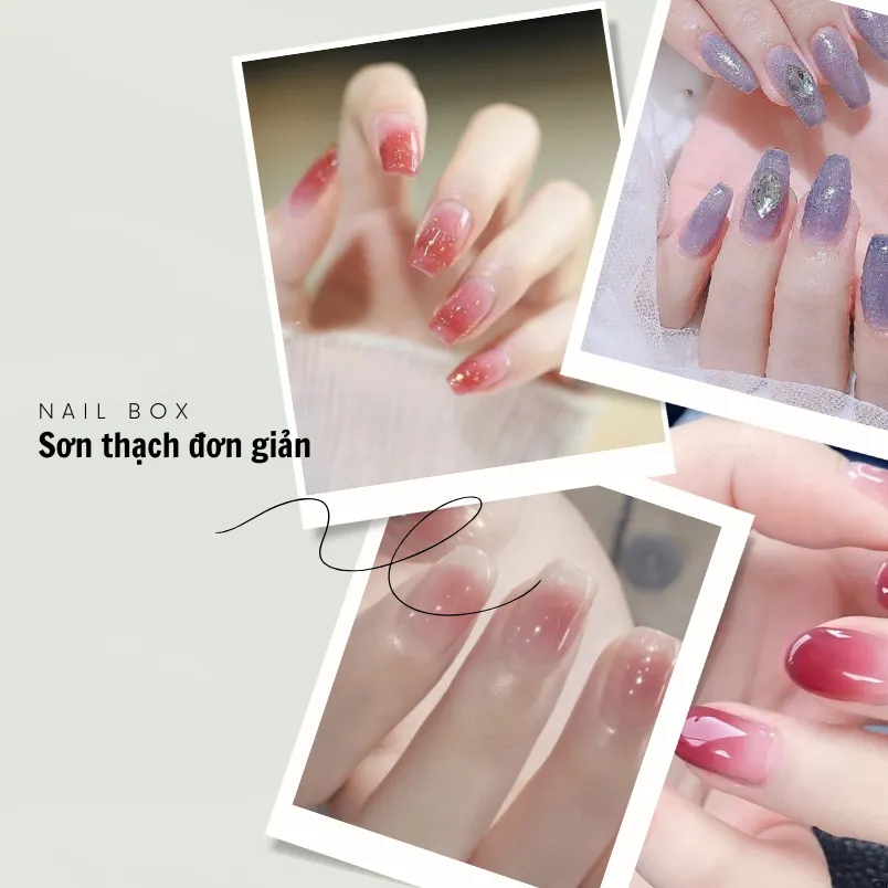50+ mẫu nail sơn thạch đính đá cực mê nàng nên thử