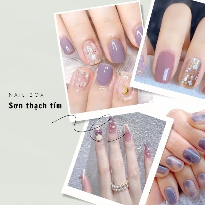 50+ mẫu nail sơn thạch đính đá cực mê nàng nên thử