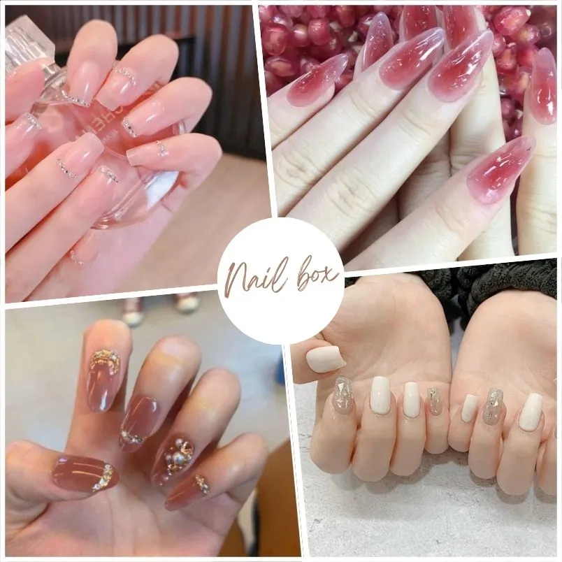50+ mẫu nail sơn thạch đính đá cực mê nàng nên thử