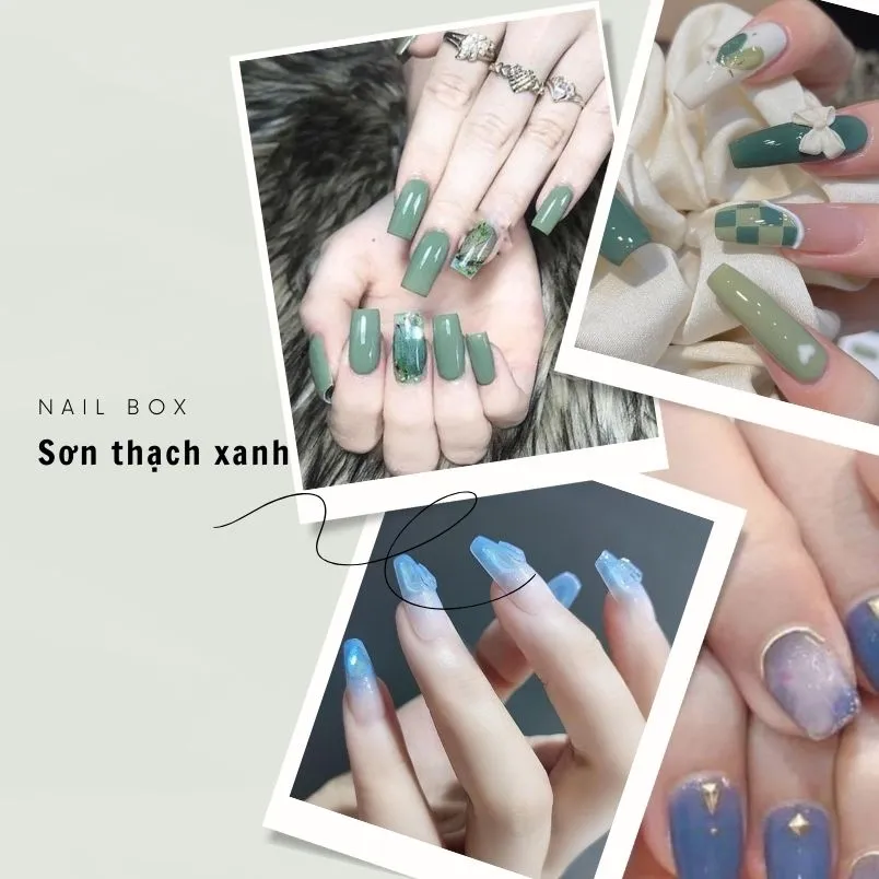 50+ mẫu nail sơn thạch đính đá cực mê nàng nên thử