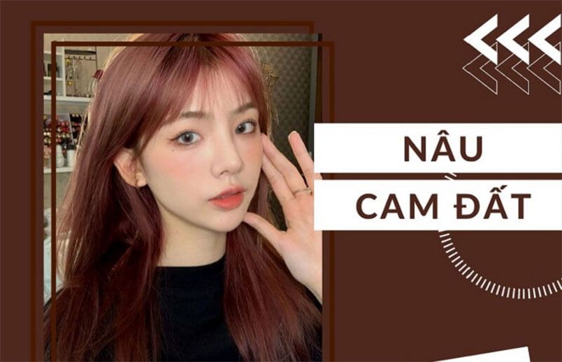 Màu nâu cam có cần tẩy tóc không? Các màu tóc nâu cam đẹp
