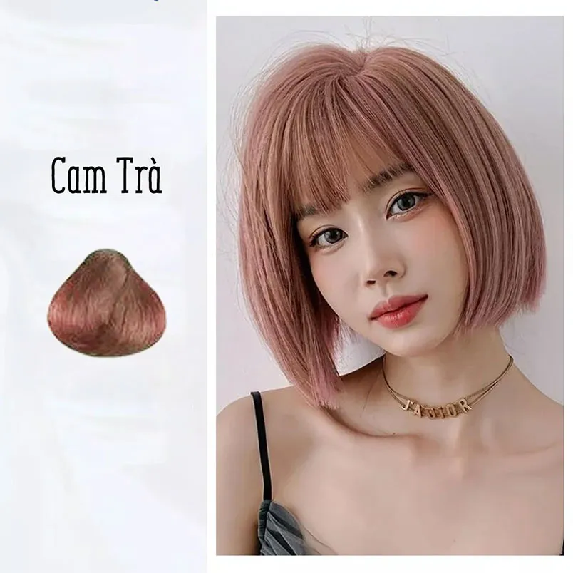 Màu nâu cam có cần tẩy tóc không? Các màu tóc nâu cam đẹp