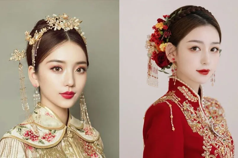 Những kiểu makeup cô dâu Trung Hoa đẹp, rất ấn tượng
