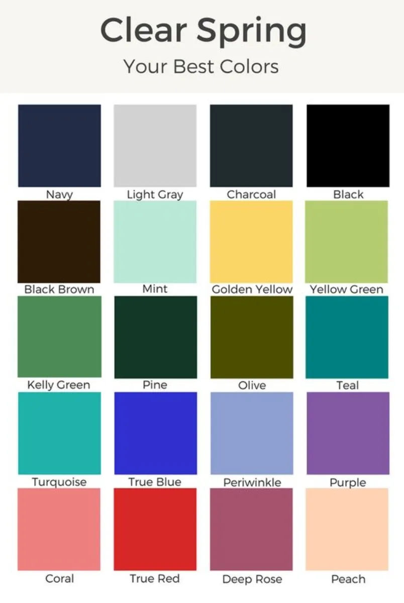 Bảng màu Personal color Spring: Gợi ý layout makeup và phối đồ