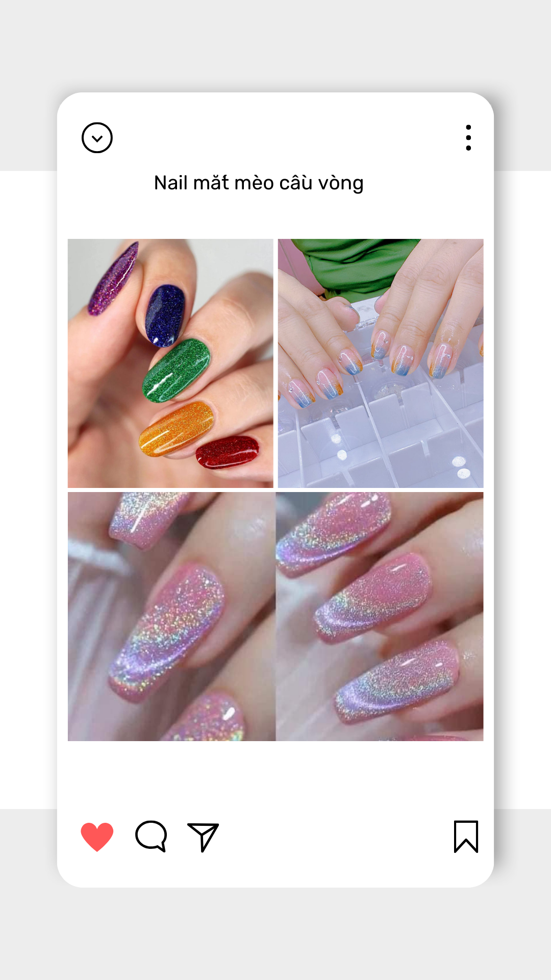 99+ mẫu nail mắt mèo đẹp, sang chảnh cho nàng