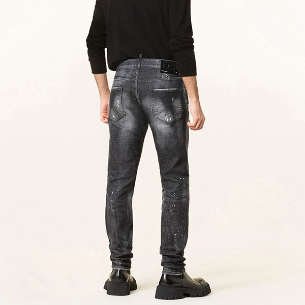 Quần Jean Nam Dsquared2 Cool Guy Extra Slim Fit Màu Đen Size 52 - Thời trang - Vua Hàng Hiệu