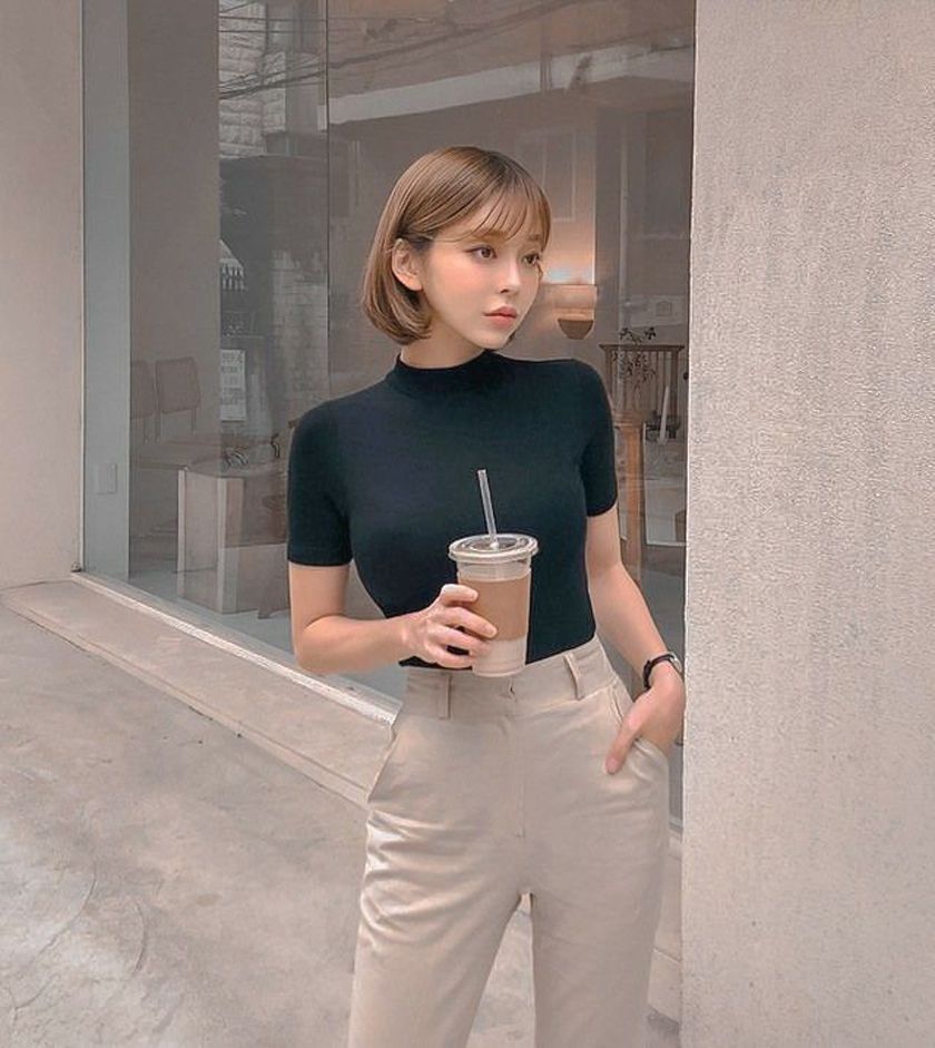 Top 33 kiểu tóc ngắn mái thưa đẹp, trẻ trung và nữ tính