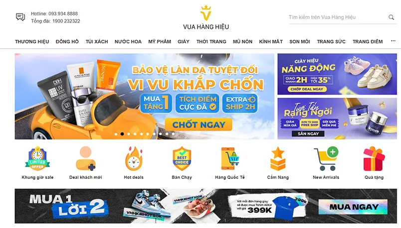 Top 10 địa chỉ mua mỹ phẩm cho nam tại Hà Nội chất lượng
