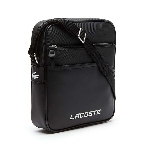 Túi Đeo Chéo Nam Lacoste Men's SPORT Ultimum Lettering Zip Bag NH2225 - 000 Màu Đen - Túi xách - Vua Hàng Hiệu