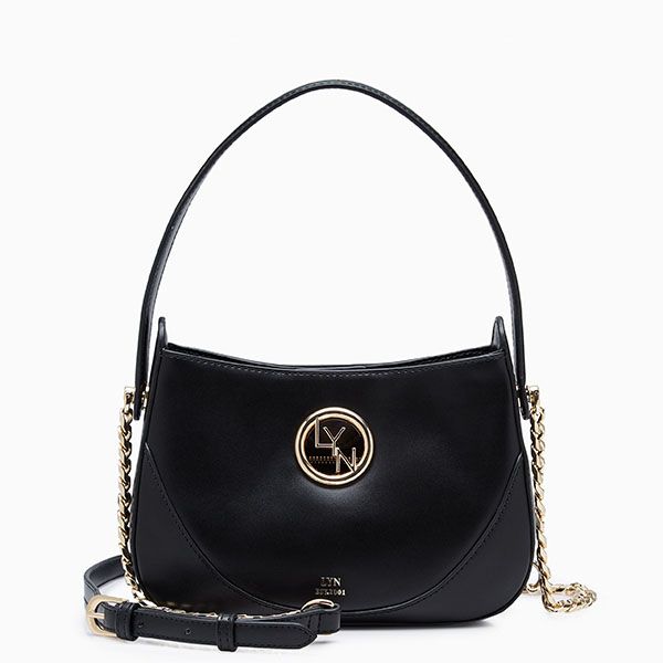 Túi Xách Nữ Lyn Circle Shoulder Bags LL23FBS242 Black Màu Đen - Túi xách - Vua Hàng Hiệu