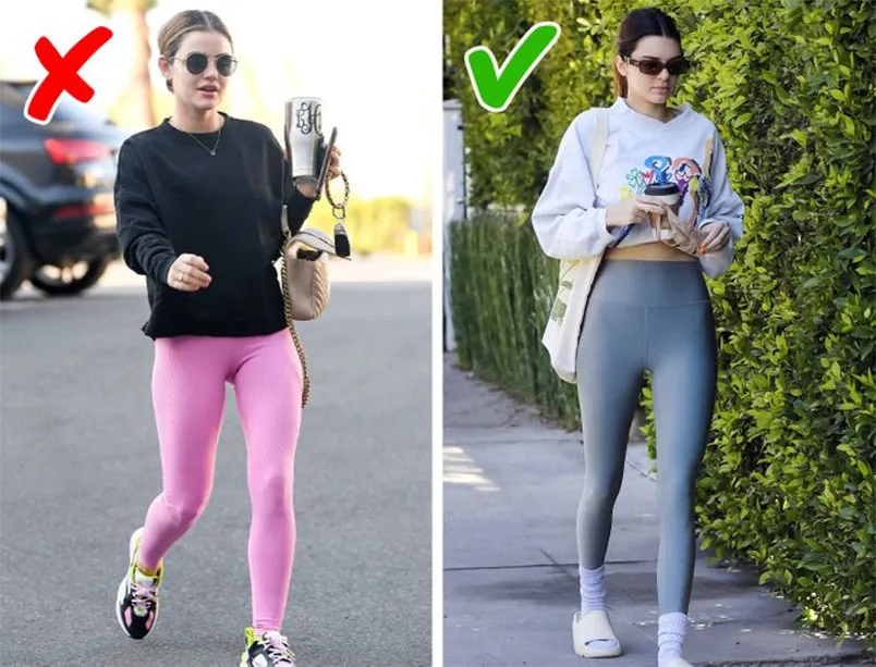 7 Cách mặc quần legging không lộ vùng tam giác duyên dáng