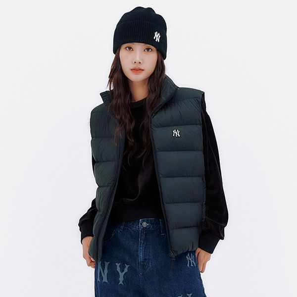 Áo Khoác Phao Ghi Lê MLB logo Mega New York Yankees 3ADVB0336-50BKS Màu Đen - Thời trang - Vua Hàng Hiệu