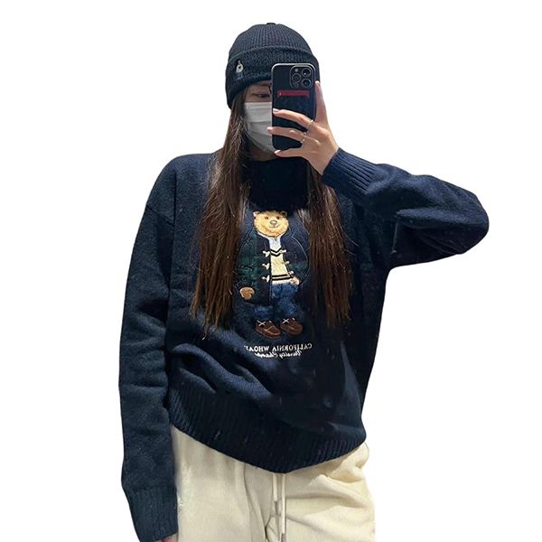 Áo Len WHOAU Sweater Calstate Màu Xanh Navy - Thời trang - Vua Hàng Hiệu