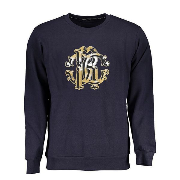 Áo Nỉ Sweater Nam Roberto Cavalli Màu Xanh Navy Size S - Thời trang - Vua Hàng Hiệu