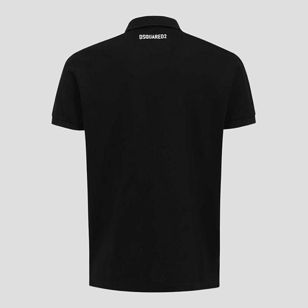 Áo Polo Nam Dsquared2 Black With Logo CIRO Embroidered S79GL0006 S22743 900 Màu Đen - Thời trang - Vua Hàng Hiệu