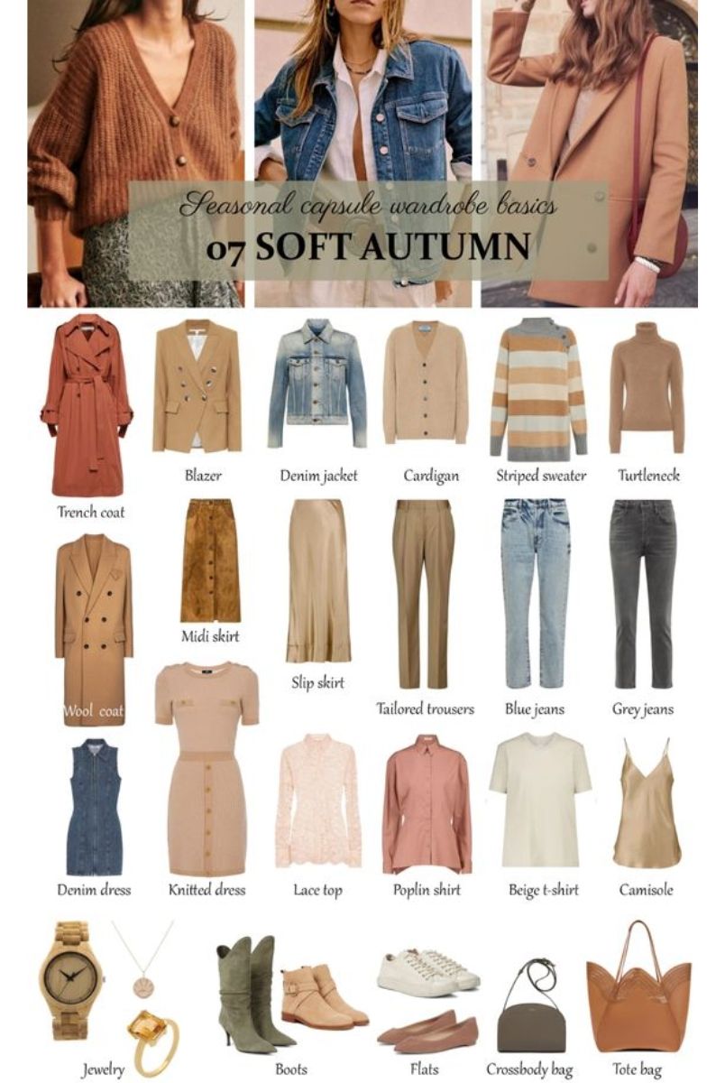 Bảng màu Autumn personal color: Make up và cách phối đồ