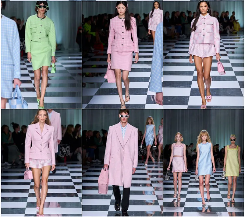 BST Versace Xuân Hè 2025: Barbie thập niên 60 trên sàn runway - 5