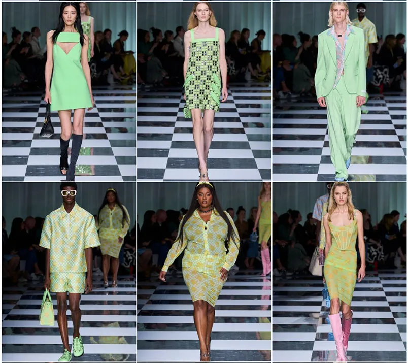 BST Versace Xuân Hè 2025: Barbie thập niên 60 trên sàn runway - 9