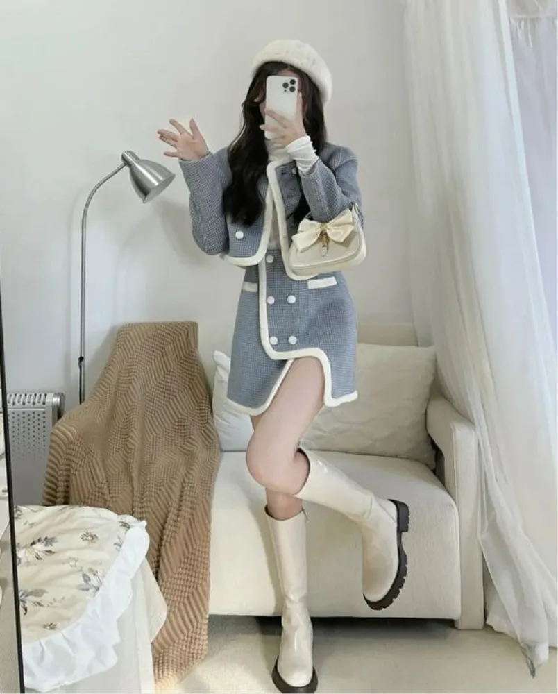 15 cách mix áo dạ tweed dáng ngắn sang chảnh, sành điệu