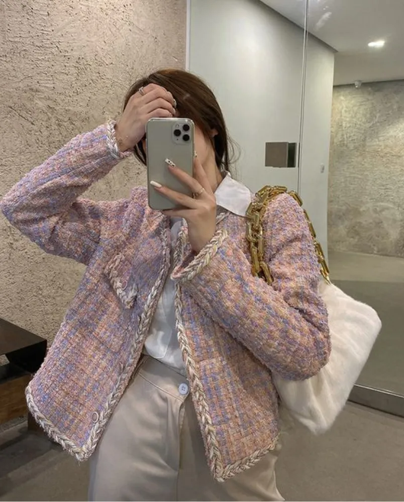 15 cách mix áo dạ tweed dáng ngắn sang chảnh, sành điệu