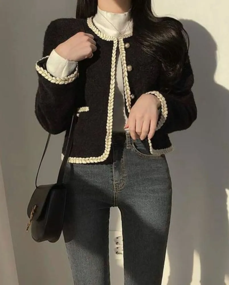 15 cách mix áo dạ tweed dáng ngắn sang chảnh, sành điệu