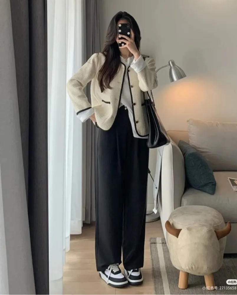 15 cách mix áo dạ tweed dáng ngắn sang chảnh, sành điệu
