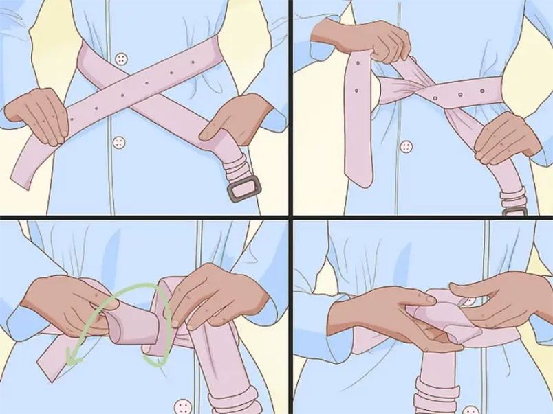 7 Cách thắt nơ áo măng tô đẹp, đơn giảm trong 10s