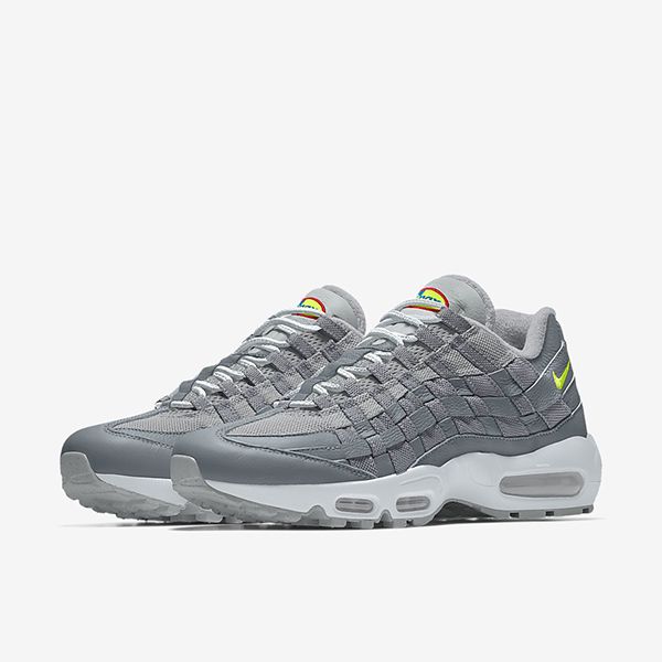 Giày Thể Thao Nike Air Max 95 Unlocked By You Custom Shoes DX5388-900 Màu Xám - Giày - Vua Hàng Hiệu
