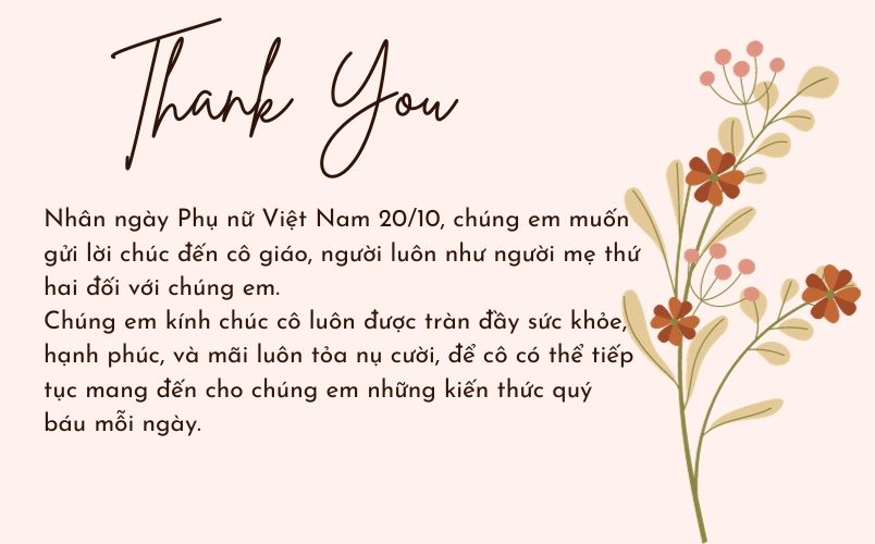 100+ lời chúc 20/10 hay và ý nghĩa dành tặng phái nữ