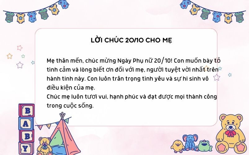 100+ lời chúc 20/10 hay và ý nghĩa dành tặng phái nữ