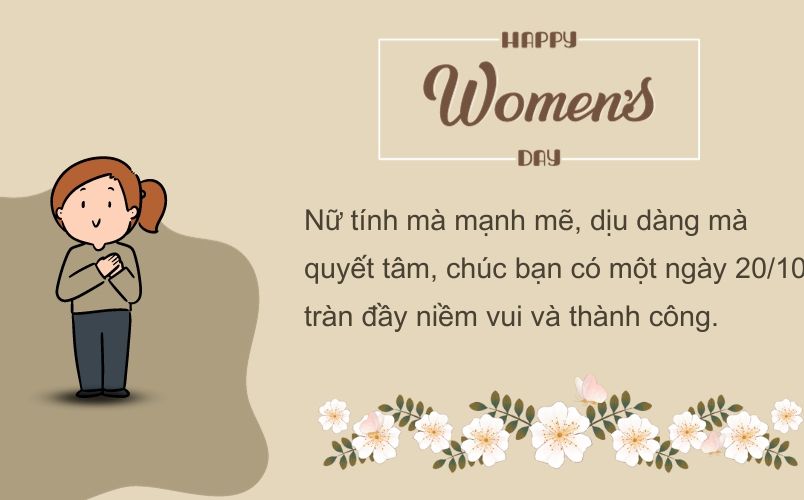 100+ lời chúc 20/10 hay và ý nghĩa dành tặng phái nữ