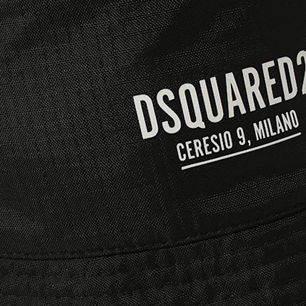 Mũ Dsquared2 Bucket Hat HAM0031 Màu Đen Size S - Mũ nón - Vua Hàng Hiệu