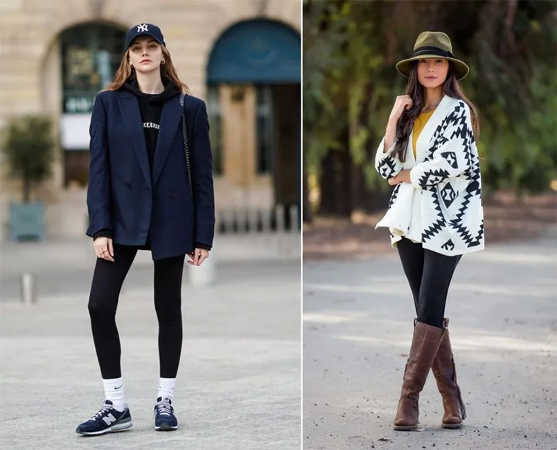 7 cách phối đồ với quần legging đẹp, không lộ khuyết điểm