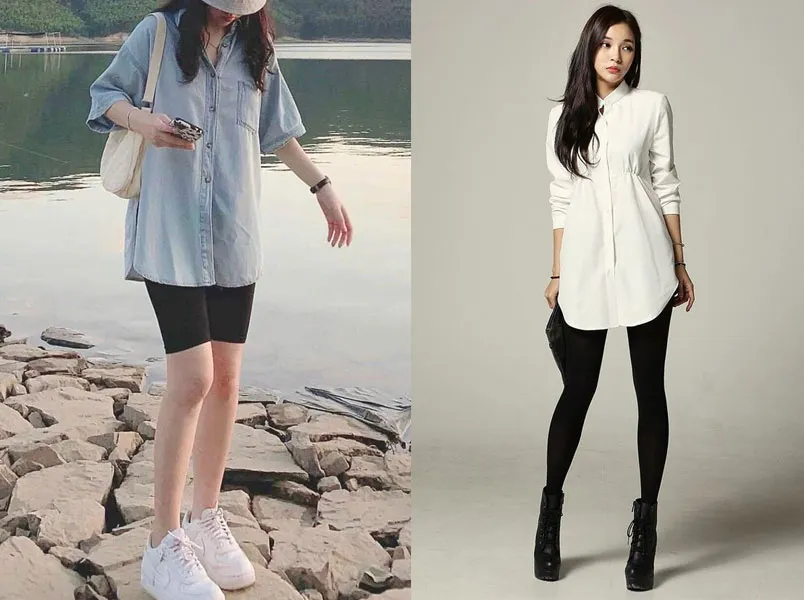 7 cách phối đồ với quần legging đẹp, không lộ khuyết điểm