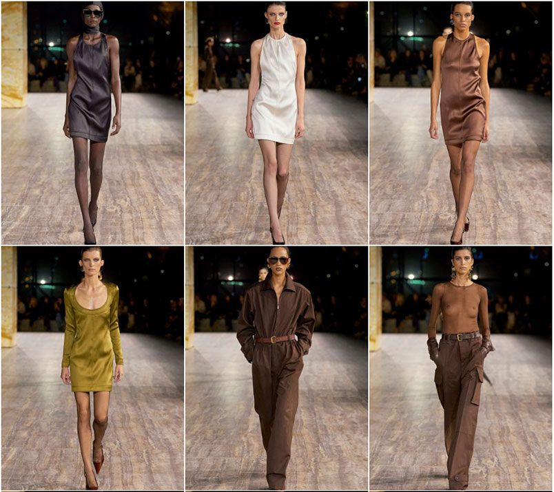 Saint Laurent Women's Summer 24: mang hơi thở Safari thập niên 70