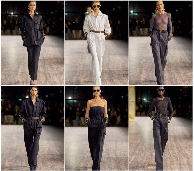 Saint Laurent Women's Summer 24: mang hơi thở Safari thập niên 70