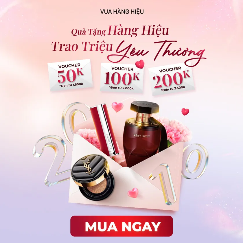 Khuyến mãi 20/10 tại Vua Hàng Hiệu: Săn voucher 200K, miễn phí gói quà và freeship - 1