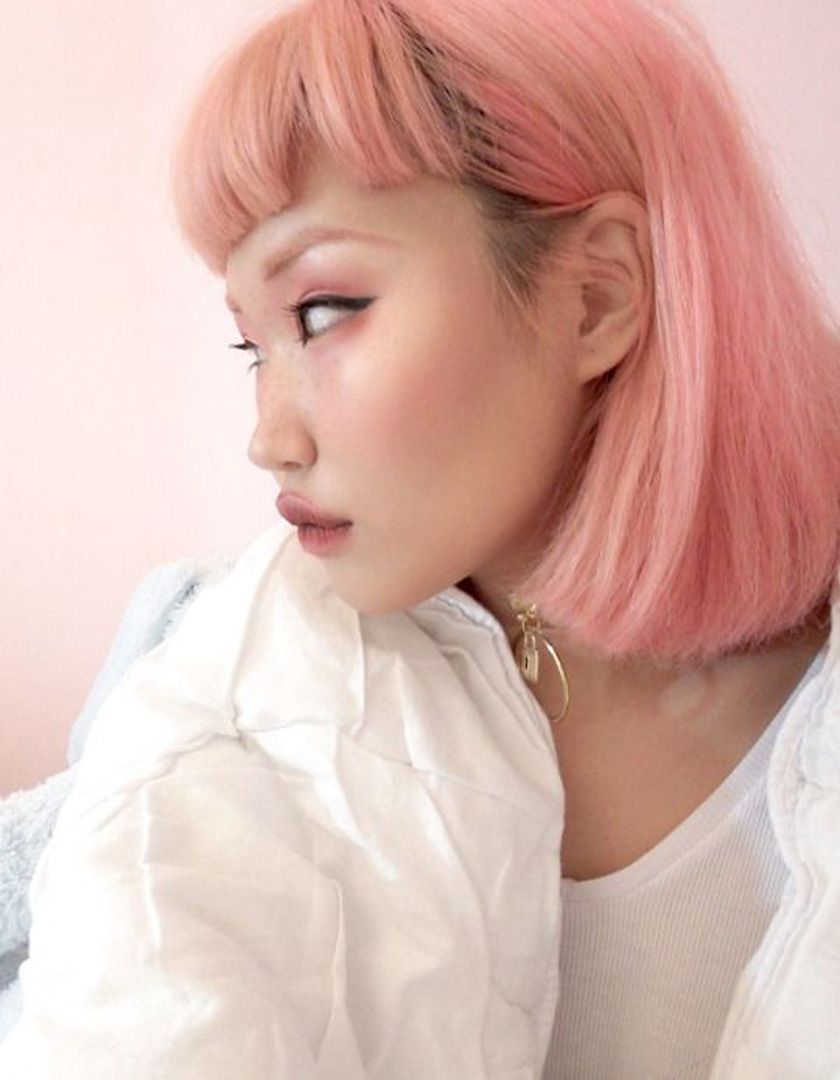 25 kiểu tóc màu hồng khói HOT TREND trong giới trẻ hiện nay