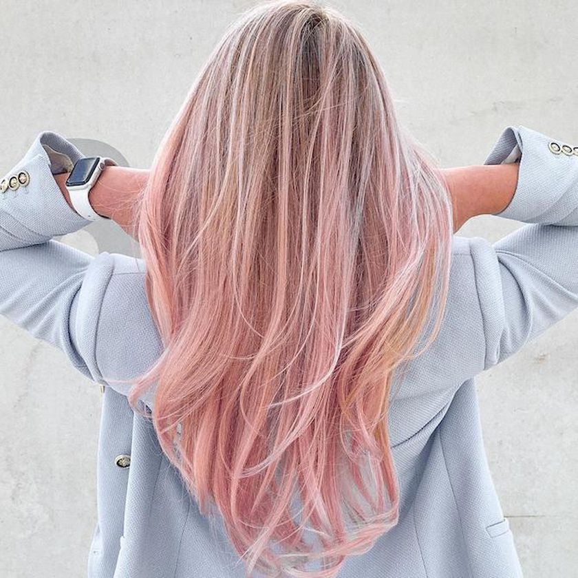 25 kiểu tóc màu hồng khói HOT TREND trong giới trẻ hiện nay