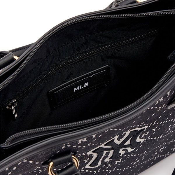 Túi Tote Nữ MLB Monogram New York Yankees ACRMDA3N-50BKS Màu Đen Xám - Túi xách - Vua Hàng Hiệu