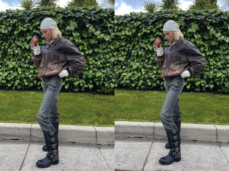 Xu hướng áo khoác da vintage Thu Đông 2025 và tips phối đồ siêu ưng - 5