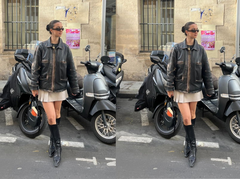 Xu hướng áo khoác da vintage Thu Đông 2025 và tips phối đồ siêu ưng - 2