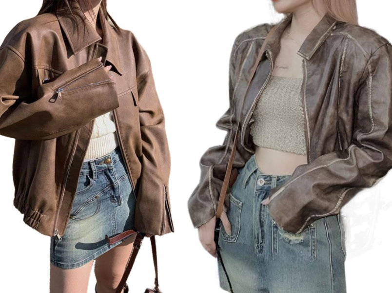 Xu hướng áo khoác da vintage Thu Đông 2025 và tips phối đồ siêu ưng - 1