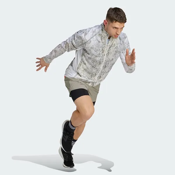 Áo Khoác Nam Adidas Patterned Overlay Marathon Jacket IC7597 Màu Trắng Họa Tiết Size 2XS - Thời trang - Vua Hàng Hiệu