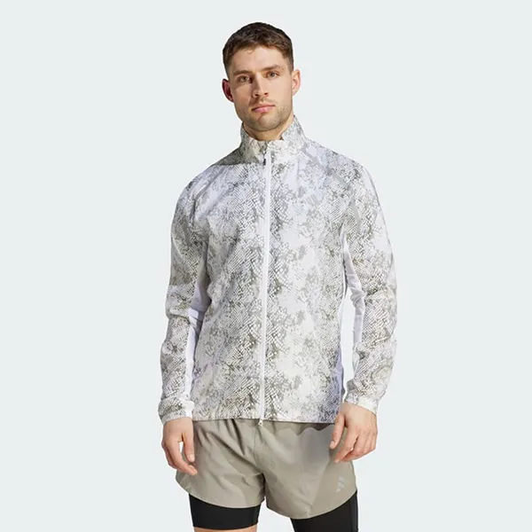 Áo Khoác Nam Adidas Patterned Overlay Marathon Jacket IC7597 Màu Trắng Họa Tiết Size 2XS - Thời trang - Vua Hàng Hiệu