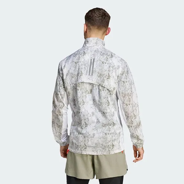 Áo Khoác Nam Adidas Patterned Overlay Marathon Jacket IC7597 Màu Trắng Họa Tiết Size 2XS - Thời trang - Vua Hàng Hiệu