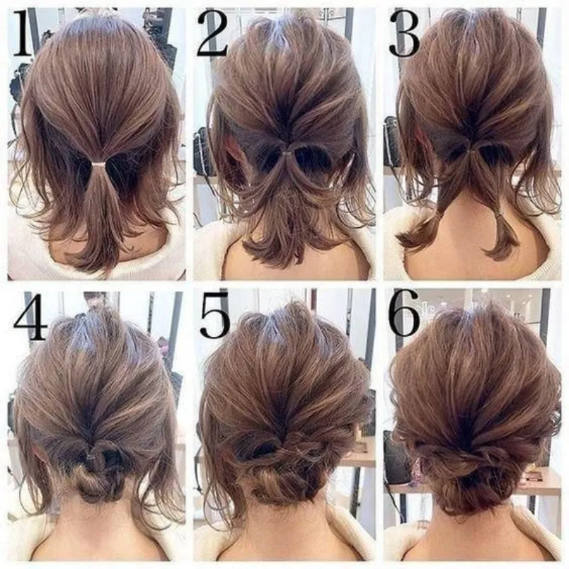 10 cách búi tóc ngắn ngang vai vừa đẹp vừa đơn giản cho nàng