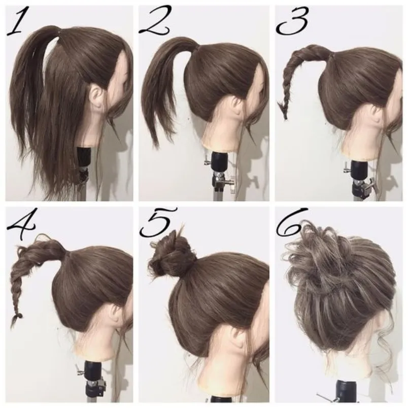 10 cách búi tóc ngắn ngang vai vừa đẹp vừa đơn giản cho nàng